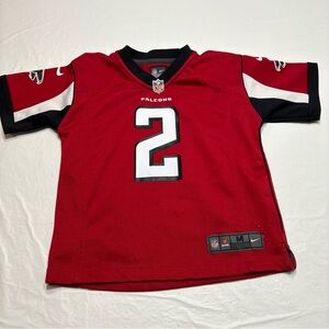 Nike Atlanta Falcons Matt Ryan #2 Red Football Jersey Youth Kids Medium 5/6